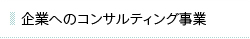 企業へのコンサルティング事業